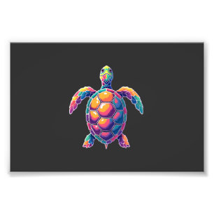 Colourful Splash Eastern Box Turtle (2) Photo Print
