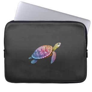 Colourful Splash Eastern Box Turtle (3) Laptop Sleeve