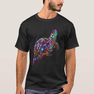 Colourful Splash Eastern Box Turtle T-Shirt