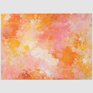 Colourful Splatter Paint Art Tissue Paper