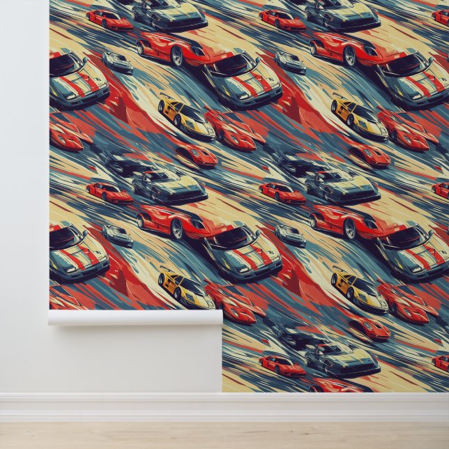 Colourful sports car wallpaper for automotive fans (Application)