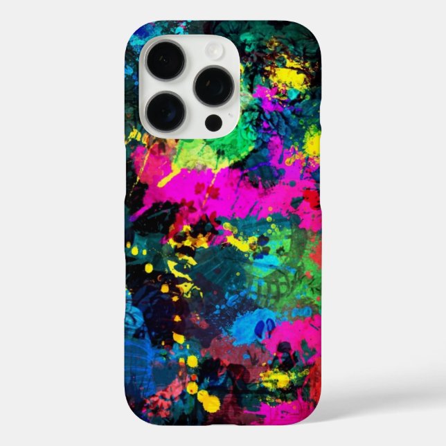 Colourful spot stain art Case-Mate iPhone case (Back)