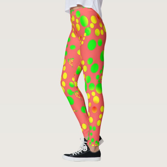 Colourful Spotted Leggings (Left)