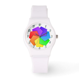 Colourful Sprial Designed eWatch Women Sporty Watch