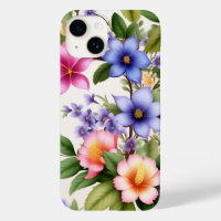 Colourful Spring Floral Pattern Elegant Flower Art