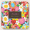 Colourful Spring Flowers Garden Cork Coaster