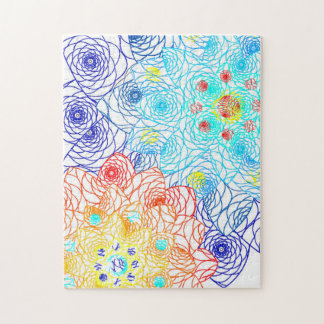 Colourful Spring Flowers Jigsaw Puzzle