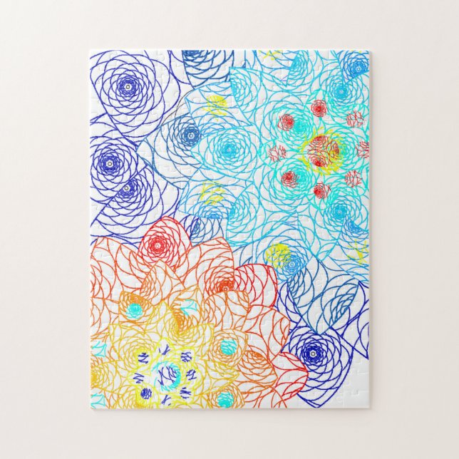 Colourful Spring Flowers Jigsaw Puzzle (Vertical)