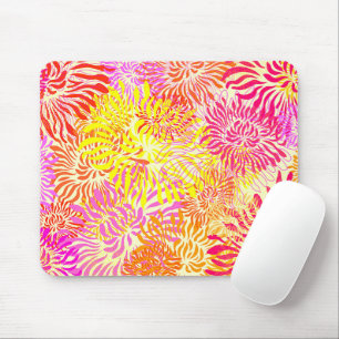 Colourful Spring Flowers Mouse Pad
