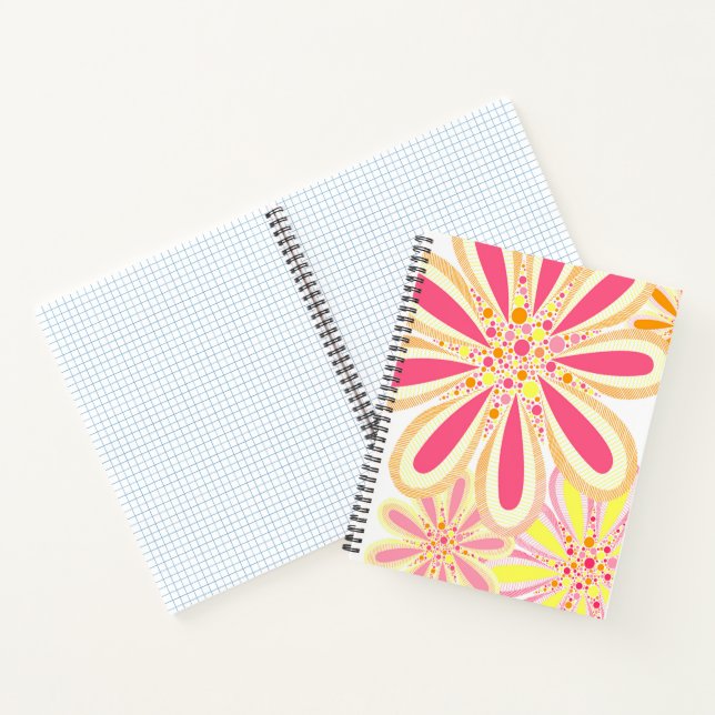 Colourful Spring Flowers Notebook (Inside)