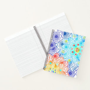 Colourful Spring Flowers Notebook