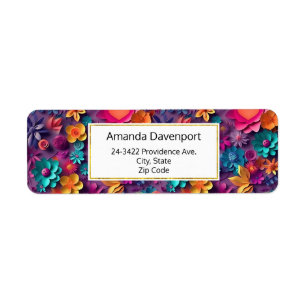 Colourful Spring Flowers Pattern