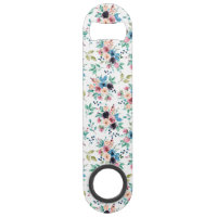 Colourful spring flowers pattern