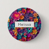 Colourful Spring Flowers Pattern