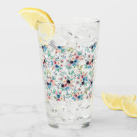 Colourful spring flowers pattern