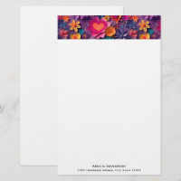 Colourful Spring Flowers Pattern