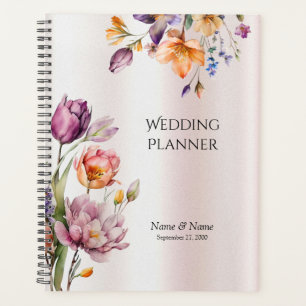 Colourful Spring Flowers Planner