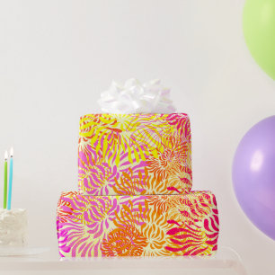 Colourful Spring Flowers Wrapping Paper