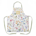 Colourful Spring Wildflower Garden Pattern Monogra