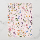 Colourful Spring Wildflower Meadow Garden Wedding