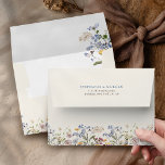 Colourful Spring Wildflower Meadow Garden Wedding  Envelope<br><div class="desc">Capture the beauty of nature on your special day with our exquisite wildflower watercolor wedding envelope. Elegant, unique, and blooming with love. Use the text fields to personalise your design with your own wording and details. If you want to change the font style, colour or text placement, simply click the...</div>