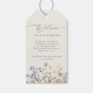  Colourful Spring Wildflower Meadow Garden Wedding Gift Tags