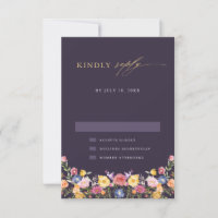 Colourful Spring Wildflower Meadow Garden Wedding