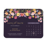 Colourful Spring Wildflower Meadow Save the Date