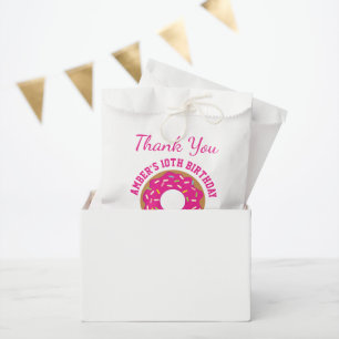 Colourful sprinkled doughnut Birthday party favour Favour Bags