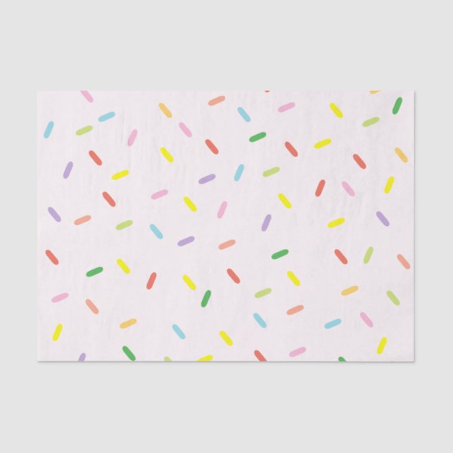 Colourful Sprinkles Tissue Paper (Front)