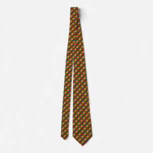 colourful square tie
