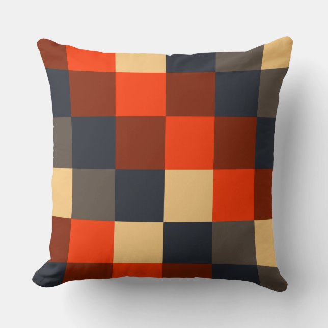 Colourful Squares 02 Cushion (Front)