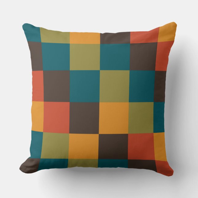 Colourful Squares 03 Cushion (Front)