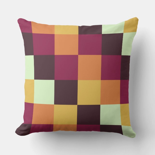 Colourful Squares 08 Cushion (Front)