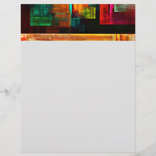 Colourful Squares Modern Abstract Art Pattern #04