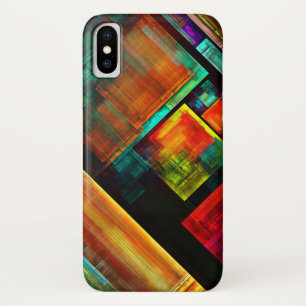 Colourful Squares Modern Abstract Art Pattern #04 Case-Mate iPhone Case