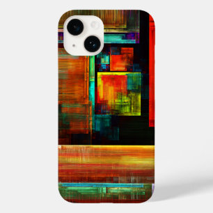 Colourful Squares Modern Abstract Art Pattern #04 Case-Mate iPhone 14 Case