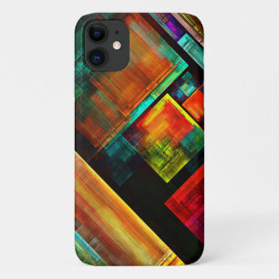 Colourful Squares Modern Abstract Art Pattern #04 Case-Mate iPhone Case
