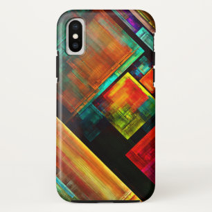 Colourful Squares Modern Abstract Art Pattern #04 Case-Mate iPhone Case