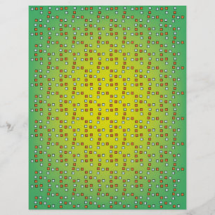 Colourful squares scrapbook paper