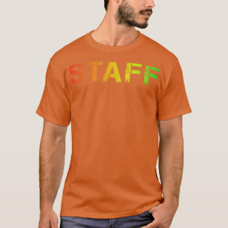 Colourful STAFF T-Shirt
