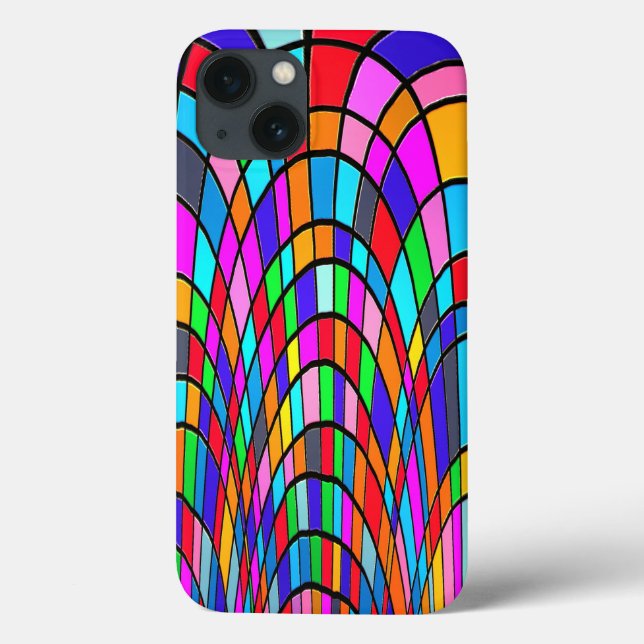 Colourful Stained Glass Art Case-Mate iPhone Case (Back)