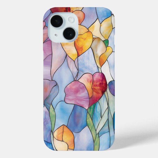 Colourful Stained Glass Art Lovers For Women Case-Mate iPhone Case (Back)