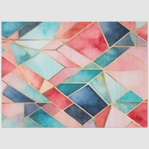 Colourful Stained Glass Art Tissue Paper