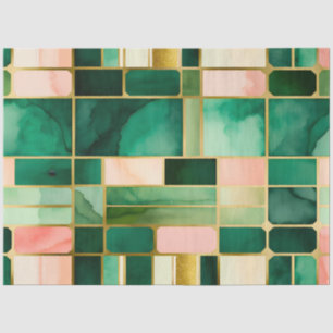 Colourful Stained Glass Art Tissue Paper