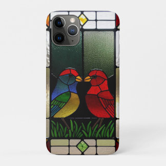Colourful Stained Glass Artwork with Birds Case-Mate iPhone Case