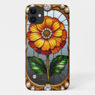 Colourful Stained Glass Flower Case-Mate iPhone Case