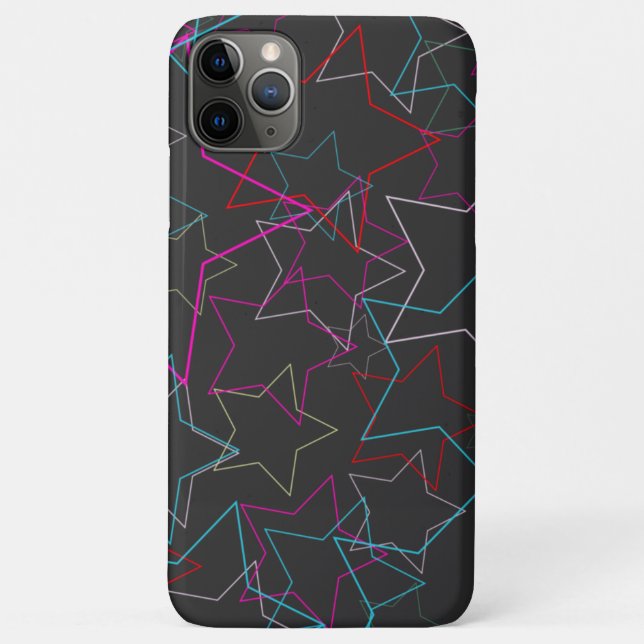 Colourful Star Pattern Barley There iPhone Case (Back)