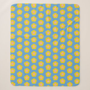 Colourful star pattern vintage backgroundabstract, sherpa blanket