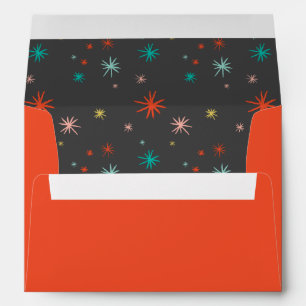 Colourful Starburst Fun Festive Holiday New Year Envelopes